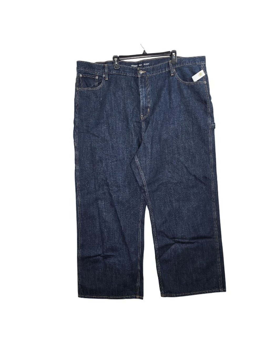 Old Navy Mens 90s Baggy Dark Wash Jeans Size 50x30 Relaxed Fit Denim